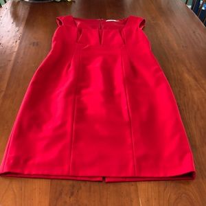 Calvin Klein Red Sheath Dress